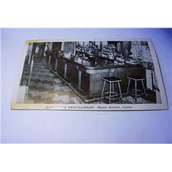 VINTAGE QUIGLEY'S RESTAURANT WEST HAVEN, CT. POST CARD