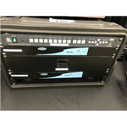 Playback Rack UNIVERSAL VIDEO SWITCHER & SCALER PLAYBACK RACK IN PORTABLE RACK CASE ...