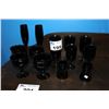 Image 1 : 14 PIECE DARK PURPLE GLASSWARE SET