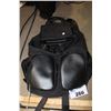 Image 1 : GIORGIO ARMANI BLACK LEATHER BACKPACK