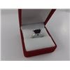Image 2 : 2.8CT OVAL GARNET RING SET WITH DIAMOND AND TANZANITES, INCLUDES $525 CERTIFICATE