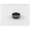 Image 2 : NEW TITANIUM WEDDING BAND RING, 2 TONE, COMFORT FIT, INCLUDES $225 CERTIFICATE