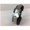 Image 2 : NEW SILVER TONE DIAMOND WATCH, STRETCH BAND, WORKS