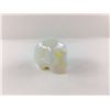 Image 2 : 223CT CARVED OPALITE GEMSTONE SKULL, GOOD COLOUR PLAY