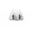 Image 2 : NEW STERLING SILVER MYSTIC TOPAZ HOOK EARRINGS, MARQUISE CUT