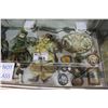 Image 1 : SHELF LOT OF ASSORTED ARTWORK INC. MARIONETTES AND MORE