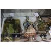 Image 2 : SHELF LOT OF ASSORTED ARTWORK INC. MARIONETTES AND MORE