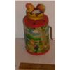 Image 1 : Wind-up toy chicken makes a clicking toy 1950 -  jouet remontoir poule caquette un bruit sec