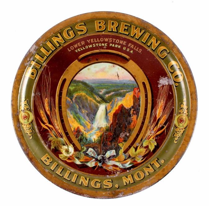 RARE Billings Brewing Co. Beer Tray from Montana