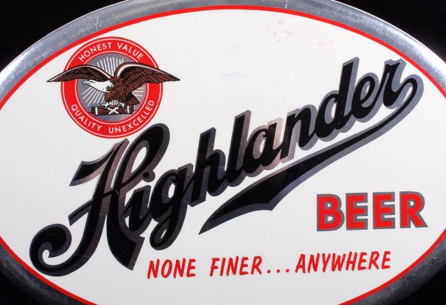 Highlander Beer Advertising Sign Missoula Montana