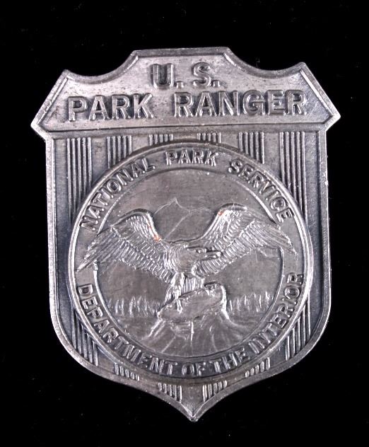 RARE Early Yellowstone National Park Ranger Badge
