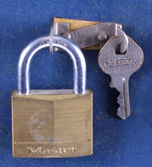 Master Padlock Advertising Display