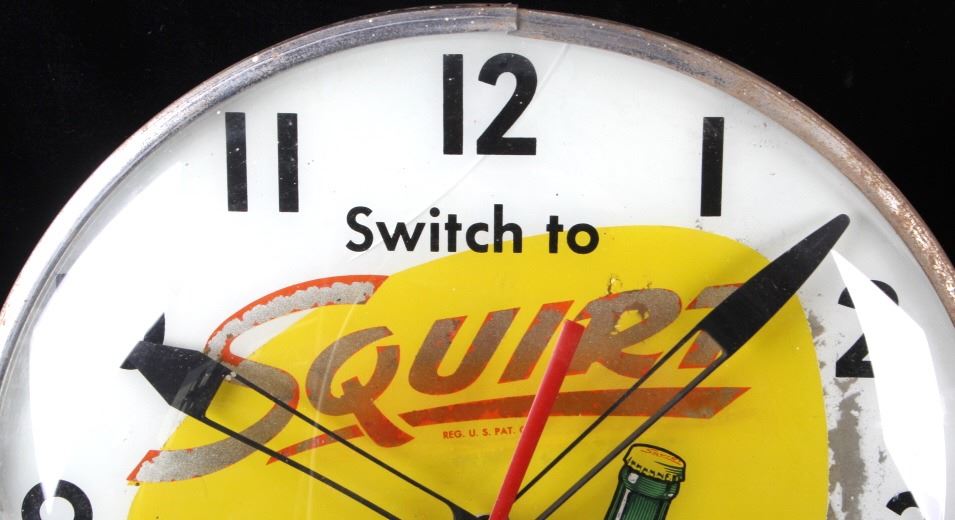 Rare Vintage Squirt Wall Clock C.1960's