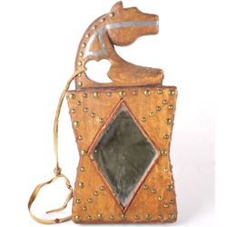 Native American Iowa  C. 1880  Mirror Board Modern