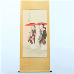 Chinese Watercolour on Xuan Paper Figure Painting Zhao Guojing 1950 -