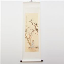 Chinese Watercolour on Xuan Paper Figure Painting Chen Shaomei 1909-1954