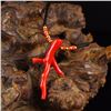 Image 1 : Beautiful Chinese Red Coral Lucky Necklace