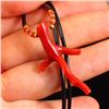 Image 7 : Beautiful Chinese Red Coral Lucky Necklace