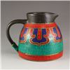 Image 10 : A Set Tibet Black Pottery Inlay Turquoise Teapot & Cups
