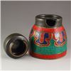 Image 8 : A Set Tibet Black Pottery Inlay Turquoise Teapot & Cups