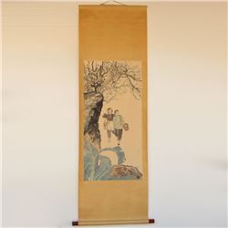 Chinese Ink on Xuan Paper Figure Painting