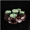 Image 3 : A Set Jadeite / Jade Fortune Toad Statue