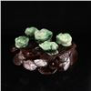 Image 4 : A Set Jadeite / Jade Fortune Toad Statue