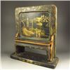 Image 7 : Chinese Hard Wood Lacquerware Brush Pen Frame