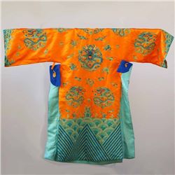 Chinese Emperor's Silk Cloth Dragon Robe