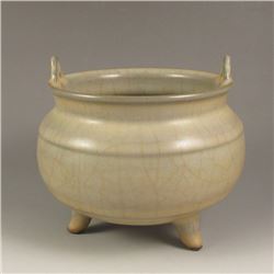 Chinese Long Quan Kiln Porcelain Incense Burner