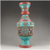 Image 1 : Chinese Tibet Bronze Inlay Turquoise Vase