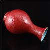 Image 6 : Chinese Rouge Red Glaze Relief Porcelain Vase
