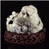 Image 2 : Superb Chinese Hetian Jade Statue - Ruyi Sheep