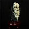 Image 4 : Vintage Natural Jadeite Cranes Statue