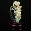 Image 5 : Vintage Natural Jadeite Cranes Statue