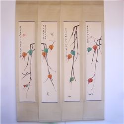 Chinese Watercolour on Xuan Paper Painting Qi Baishi 1864-1957