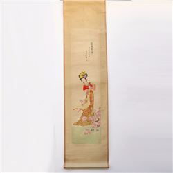 Chinese Xuan Paper Painting - Beautiful Palace Woman