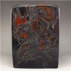 Chinese Shoushan Stone Low Relief Big Seal