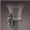 Image 3 : Chinese Long Quan Kiln Porcelain Double Rings Vase