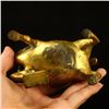 Image 6 : Chinese Tibet Gilt Gold Bronze Buddhist Riding Deer Arhat Statue
