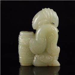 Old Chinese Hetian Jade Figure Statue