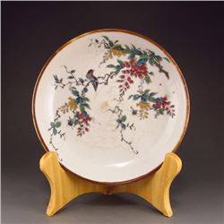 Chinese Wu Cai Porcelain Plate