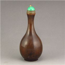 Chinese Red Copper Snuff Bottle