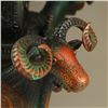 Image 6 : Vintage Chinese Bronze Four Sheep Square Zun