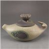 Image 1 : Chinese Natural Jade Fish Shape Teapot