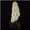 Image 6 : Openwork Chinese Hetian Jade Statue - Crane & Pine Tree