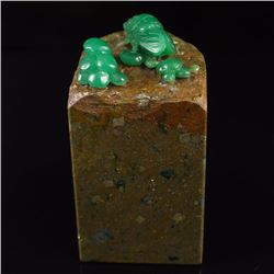 Chinese Shoushan Stone Seal - Cicada