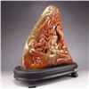 Image 6 : Chinese Shoushan Stone Statue w Visit Friend In Remote Mountains