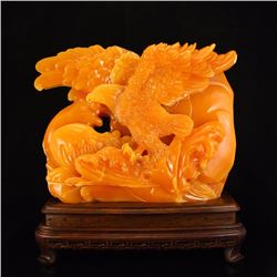 Indonesia Jin Tian Huang Statue - Eagle W Certificate