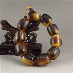 Chinese Ox Horn Beads Bracelet